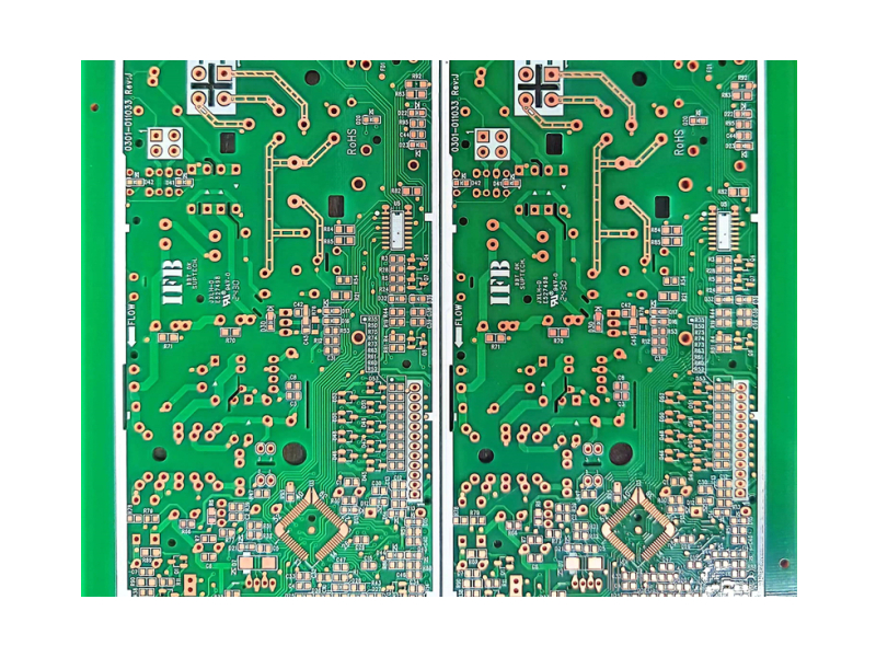 Double sided OSP board