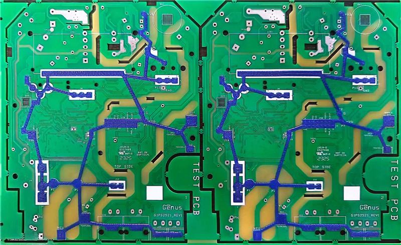 Blue glue PCB