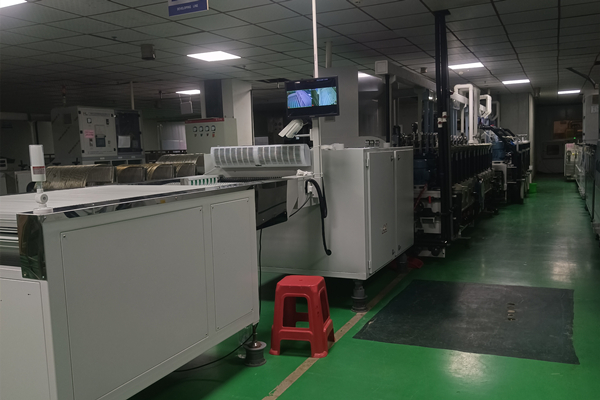 Line developing machine