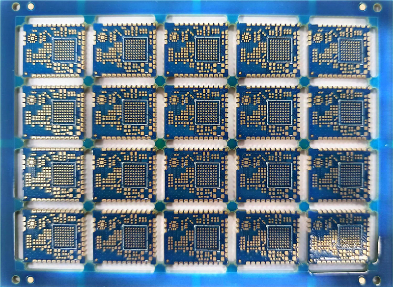 Four layer half hole PCB