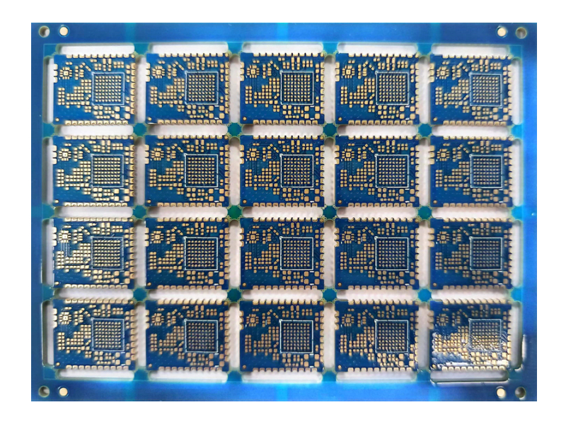Four layer half hole PCB